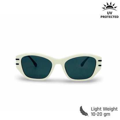 Lexus Ladies Cat Eye Sunglasses Cream