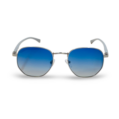 Lexus Polarised Hexagon Unisex Sunglasses Grey