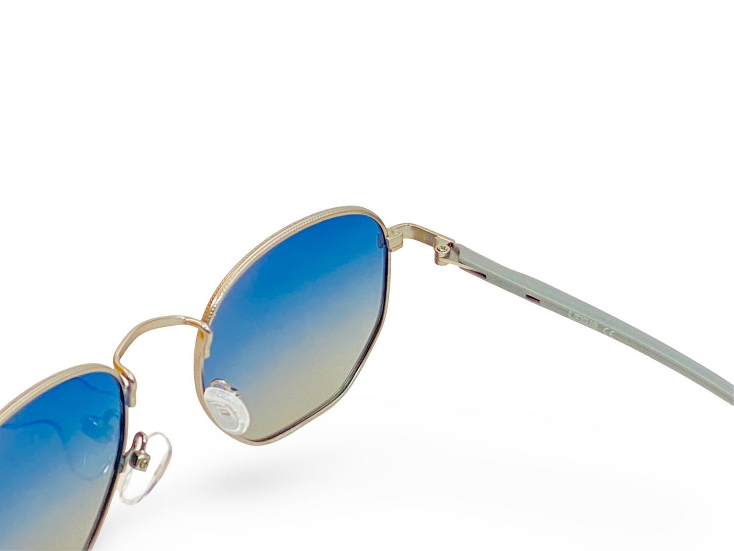 Lexus Polarised Hexagon Unisex Sunglasses Grey