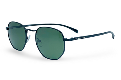 Lexus Hexagon Unisex Polarized Sunglasses Black