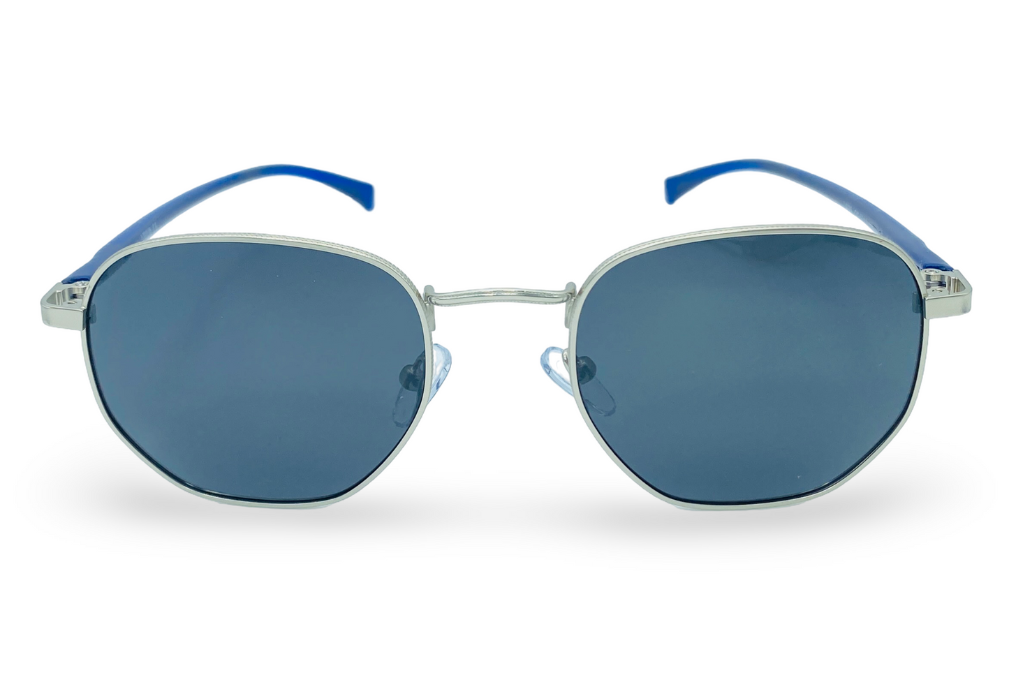 Lexus Hexagon Unisex Polarized Sunglasses Silver