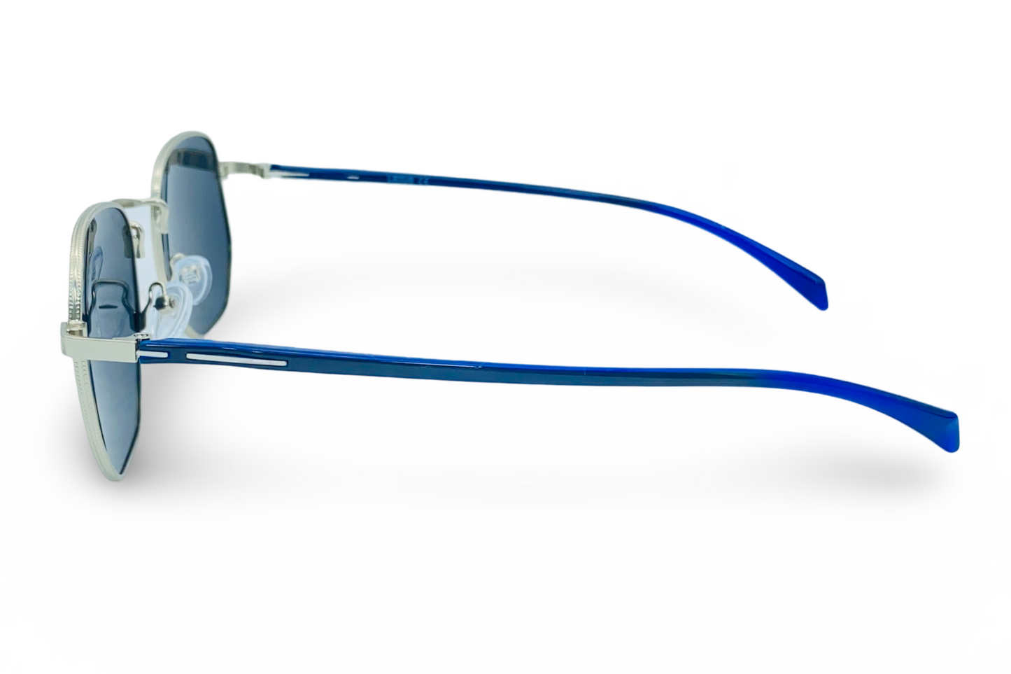 Lexus Hexagon Unisex Polarized Sunglasses Silver