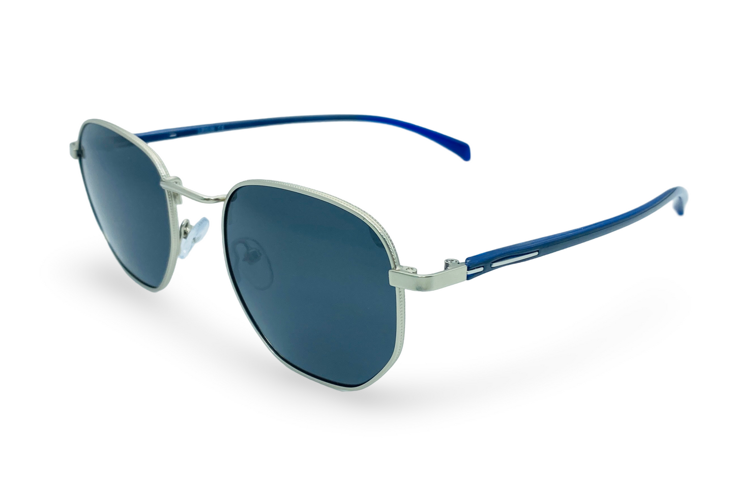 Lexus Hexagon Unisex Polarized Sunglasses Silver