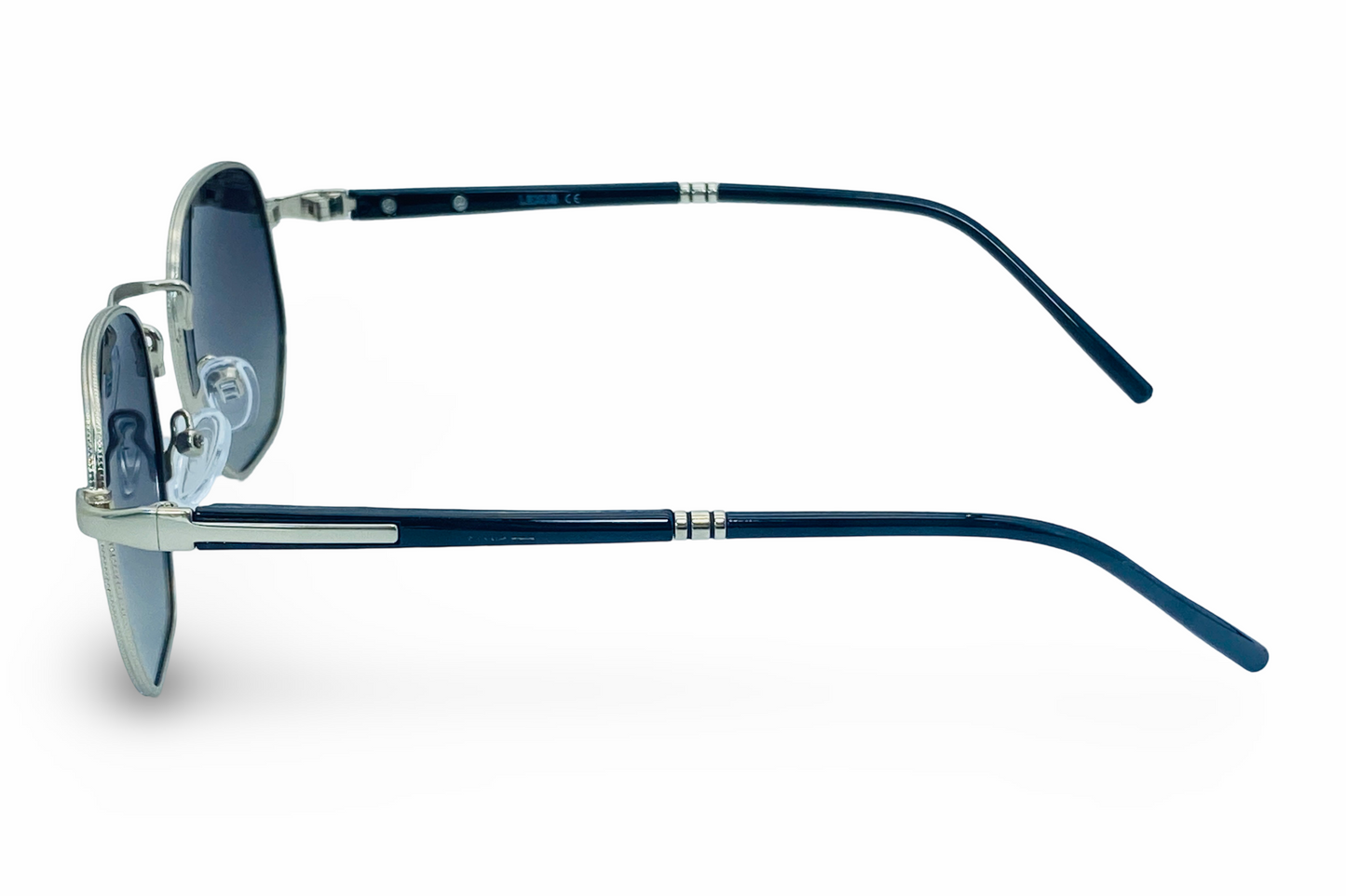 Lexus Hexagon Unisex Polarized Sunglasses Silver