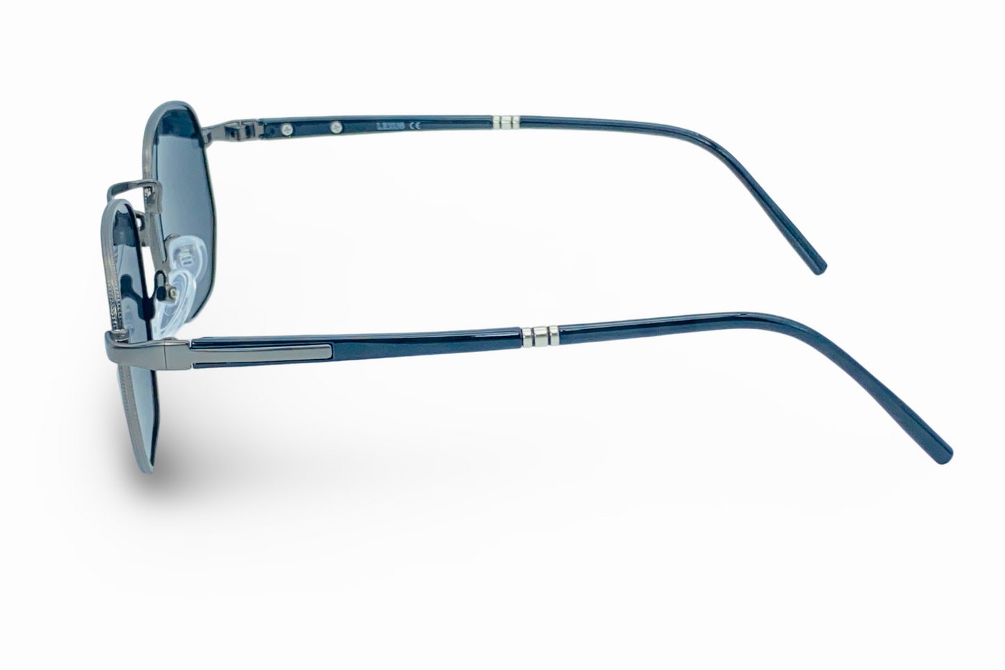 Lexus Hexagon Unisex Polarized Sunglasses Gunmetal