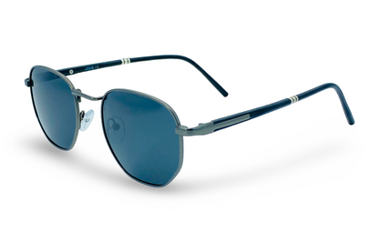 Lexus Hexagon Unisex Polarized Sunglasses Gunmetal