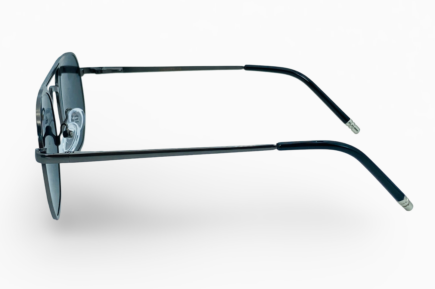 Lexus Polarized Double Bar Geometry Sunglasses Gray