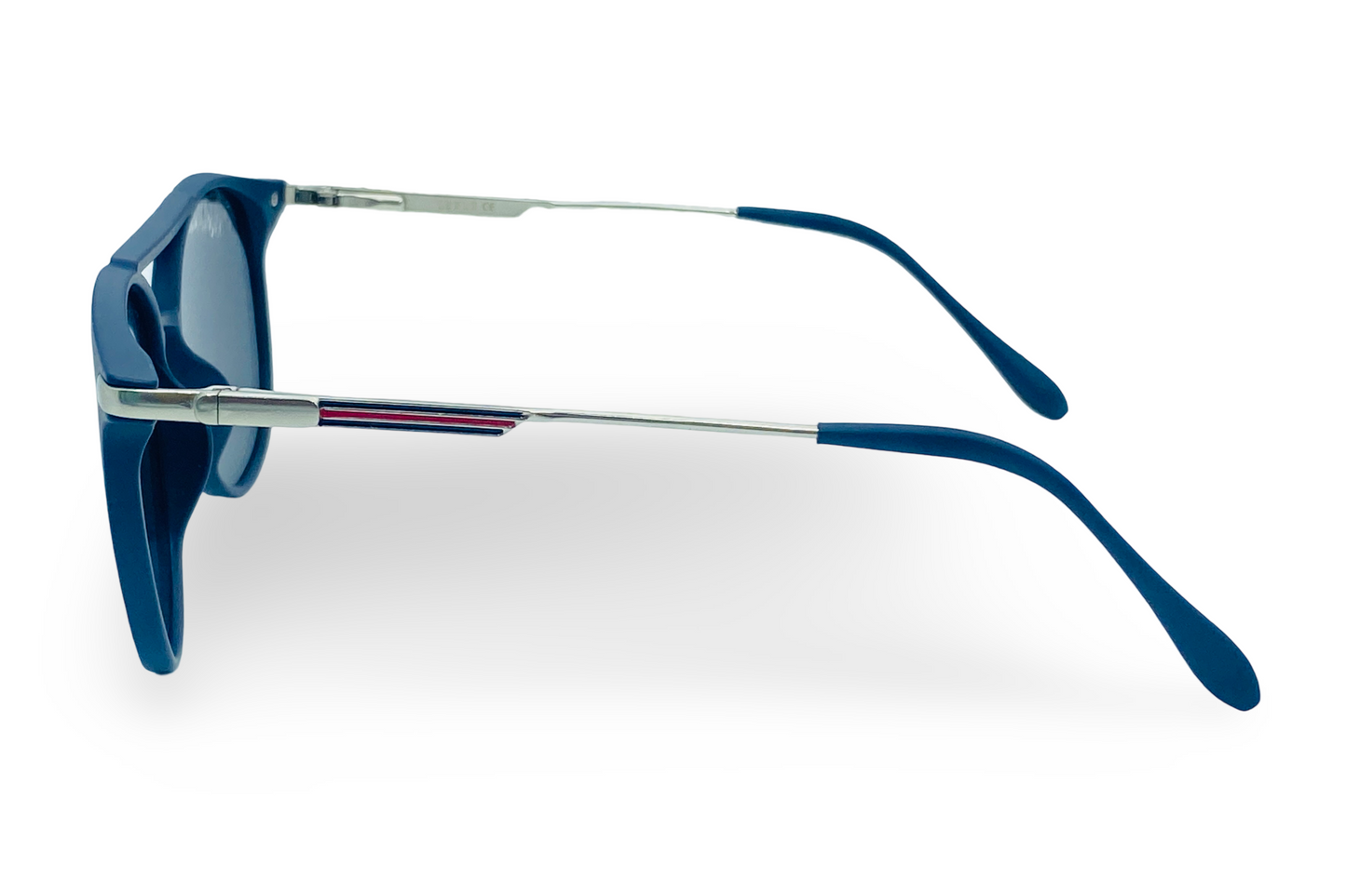 Lexus Unisex Double Bar  Polarised Sunglasses Matt Blue