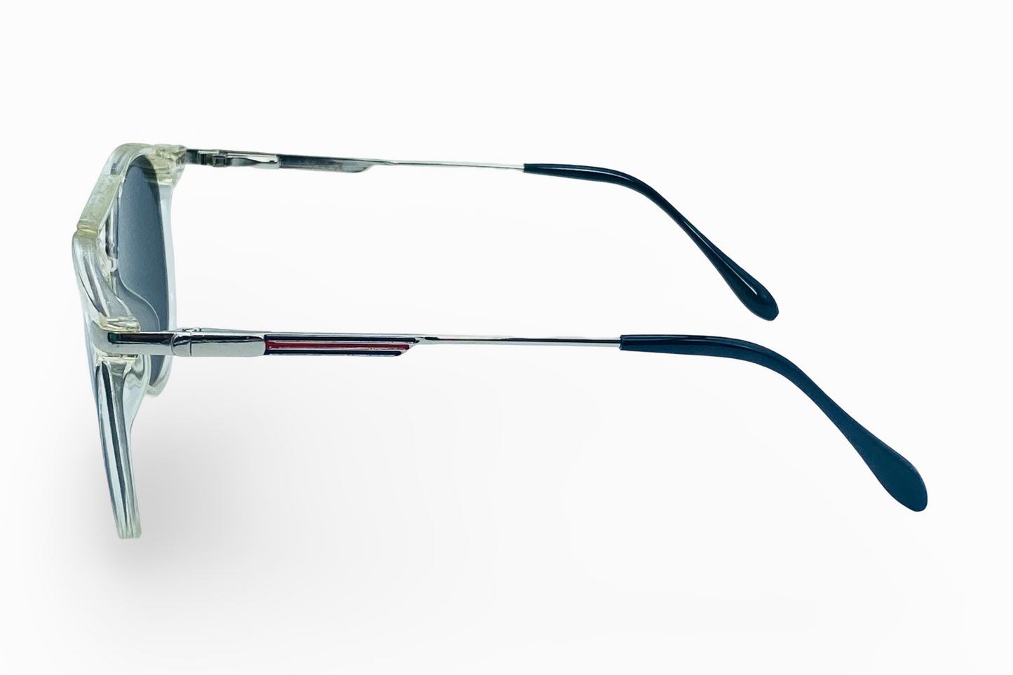 Lexus Unisex Double Bar  Polarised Sunglasses Transparent