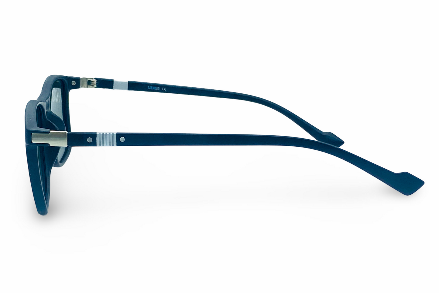 Lexus Unisex Rectangle Polarised Sunglasses Matt Black