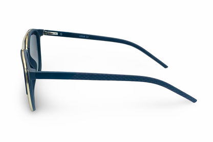 Lexus Unisex Double Bar Polarised Sunglasses Brown