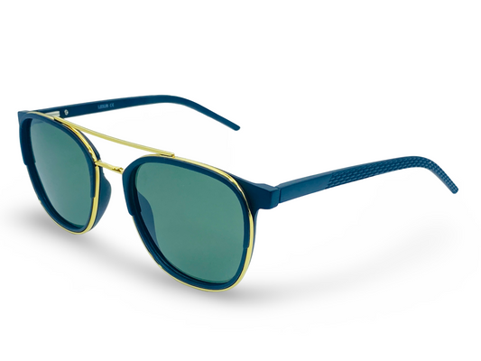 Lexus Unisex Double Bar Polarised Sunglasses Black