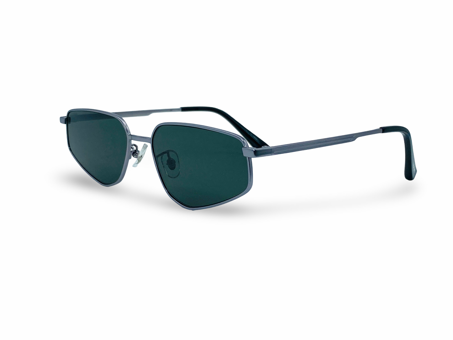 Lexus Unisex Geometric Sunglasses Gunmetal