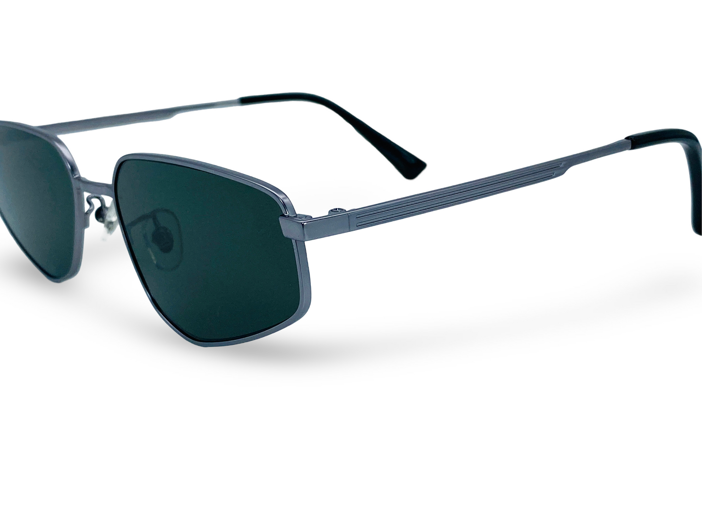 Lexus Unisex Geometric Sunglasses Gunmetal