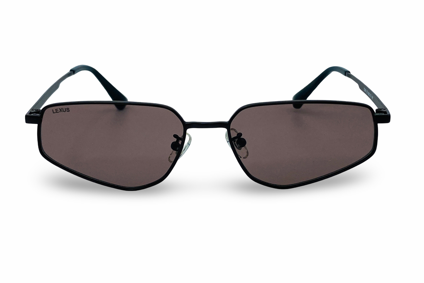 Lexus Unisex Geometric Sunglasses Brown