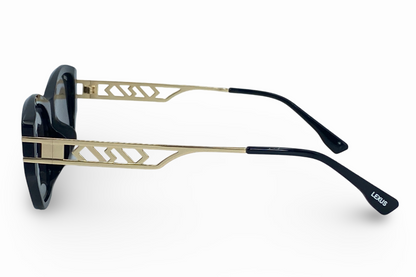 Lexus Ladies Cat Eye Sunglasses Black
