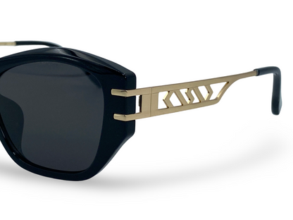 Lexus Ladies Cat Eye Sunglasses Black