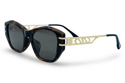 Lexus Ladies Cat Eye Sunglasses Black