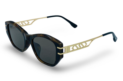 Lexus Ladies Cat Eye Sunglasses Black