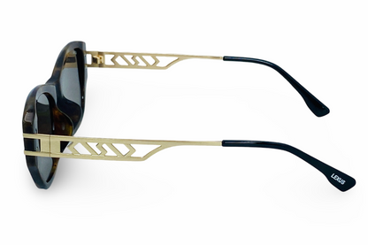 Lexus Ladies Cat Eye Sunglasses Black